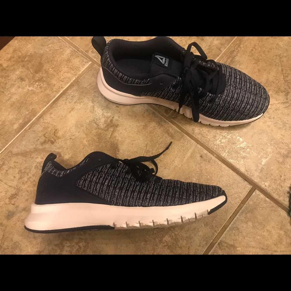 Navy Reebok Shoes